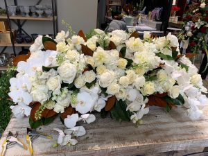 Premium Orchid Casket Saddle