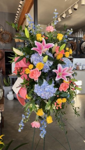 Cheerfully Colorful Standing Spray