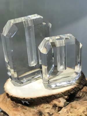 Hexagon Crystal Vases