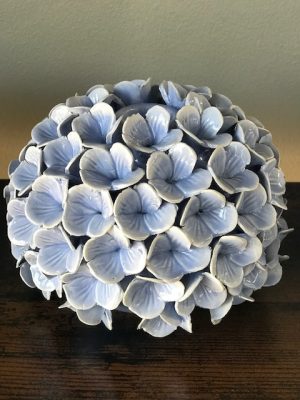 Blue Hydrangea Bud Vase