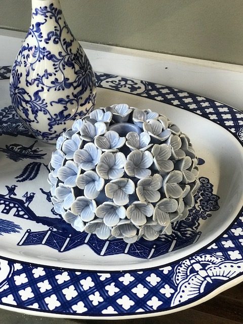 Blue Hydrangea Bud Vase - Image 3