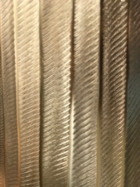 Tall Gold Metal Vase Collection - Image 2