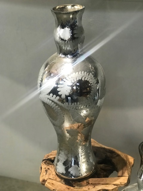 Mercury Glass Vases - Image 3