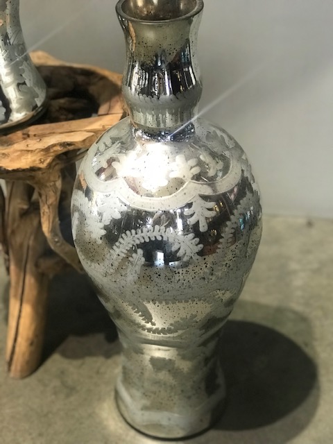 Mercury Glass Vases - Image 4