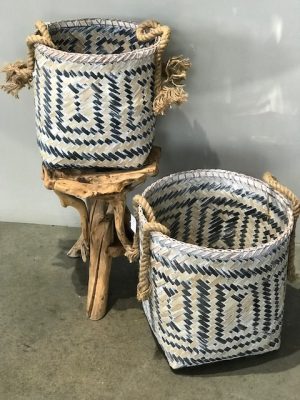 Blue & White Basket Collection