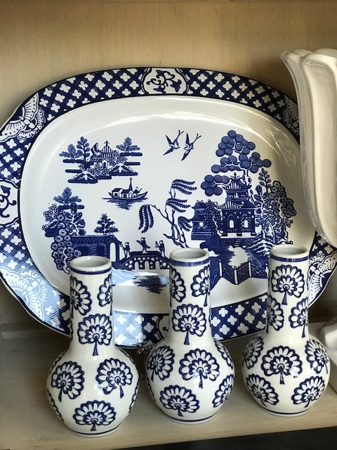Blue & White Platter