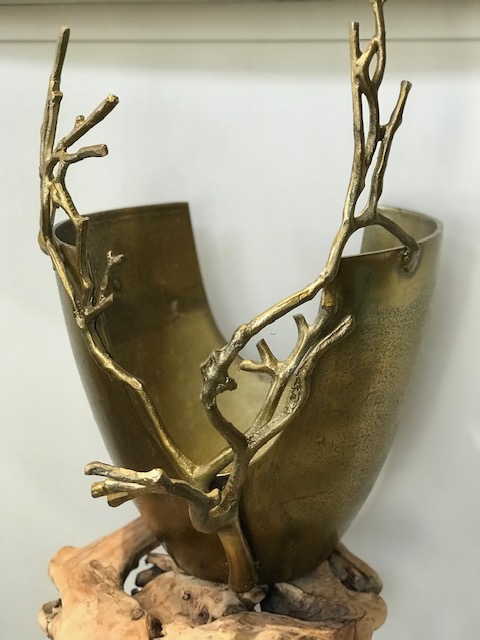 Metal Branch Vase - Image 3