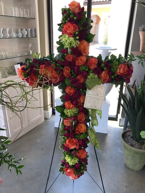Sympathy Flower Cross - Image 4