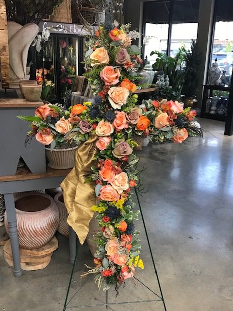 Sympathy Flower Cross - Image 3